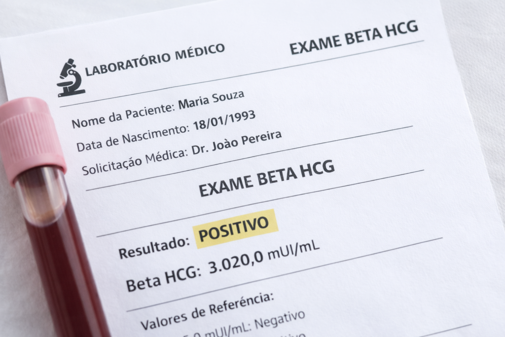 PDF Exame de Gravidez Positivo Para Editar No Word Grátis